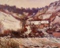 Schnee Effekt bei Limetz Claude Monet